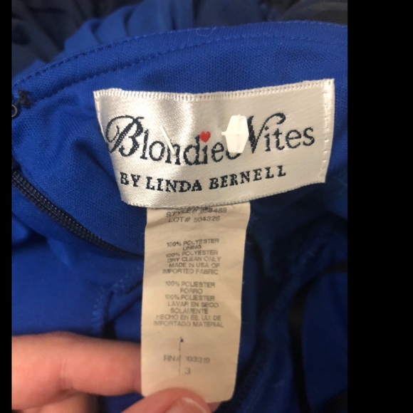 Blondie Nites by Linda Bernell Homecoming Dress - Picture 6 of 7
